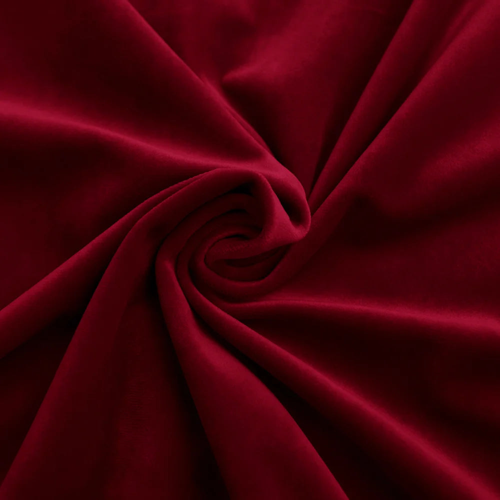 Velvet Curtains Thermal Insulated Sound Reducing Heavy Matt Heat & Chill Resistant Drapes for Home Decoration, 2 Panels