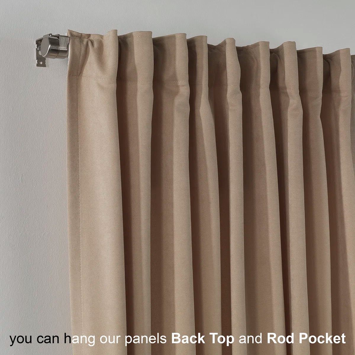 Solid Room Room Darkening Tab top Curtain Panels (Set of 2)