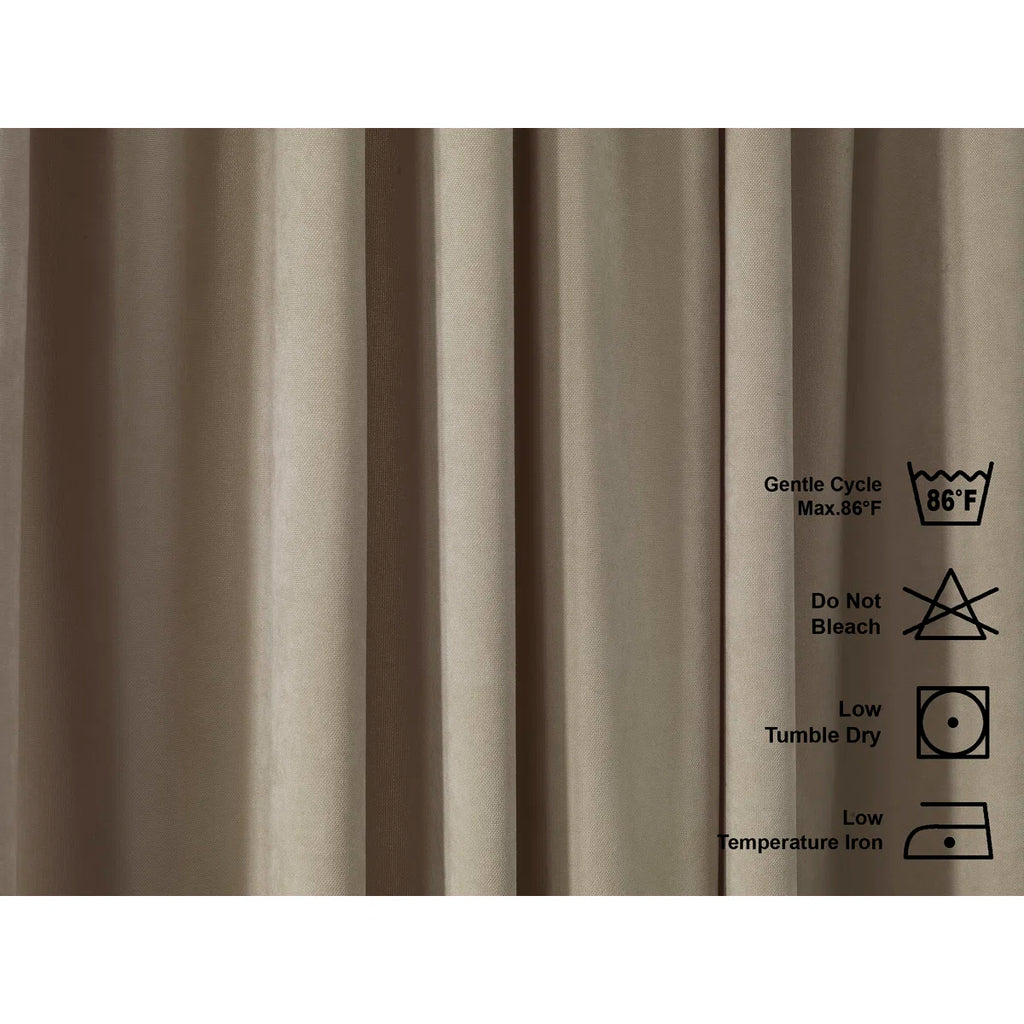 Solid Room Room Darkening Tab top Curtain Panels (Set of 2)