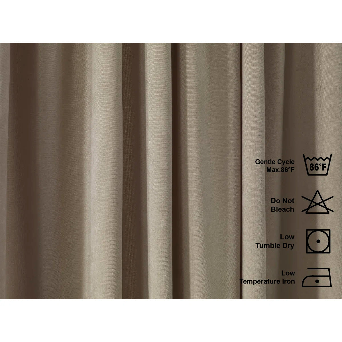 Solid Room Room Darkening Tab top Curtain Panels (Set of 2)