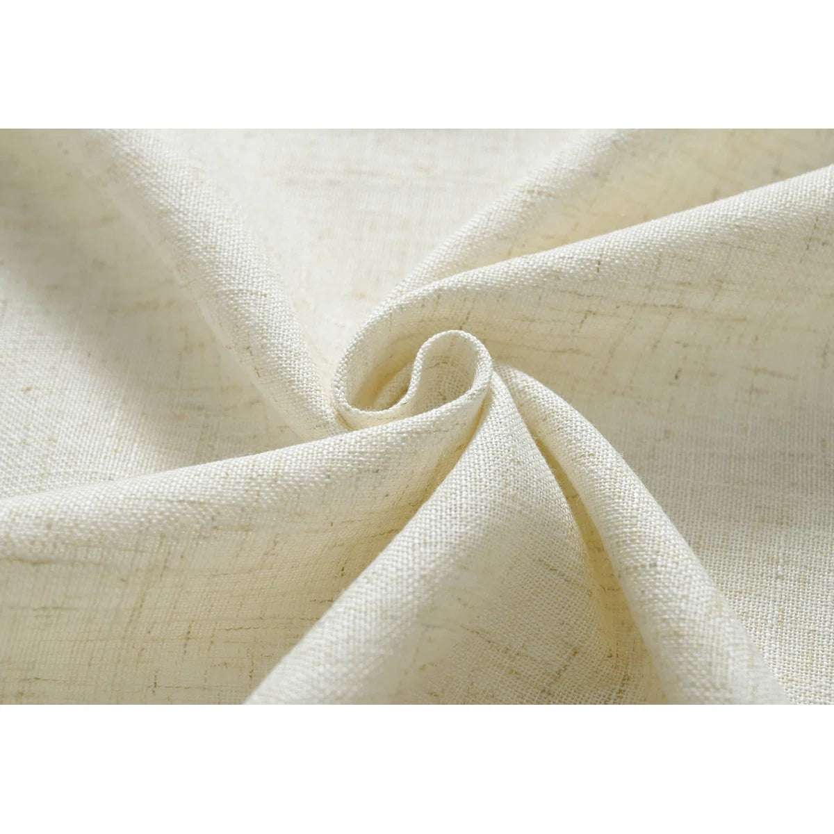 Draycott Linen Blend Semi-Sheer Curtain Pair (Set of 2)